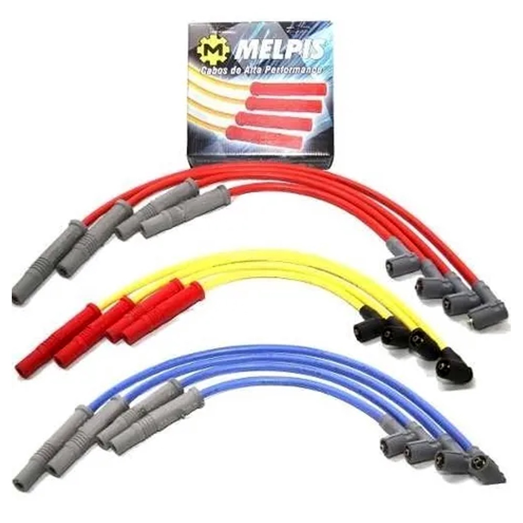 Cabo De Vela Kombi 1.4 8v Totalflex Rsh 100% Silicone 10mm PROMOÇÃO IMPERDÍVEL