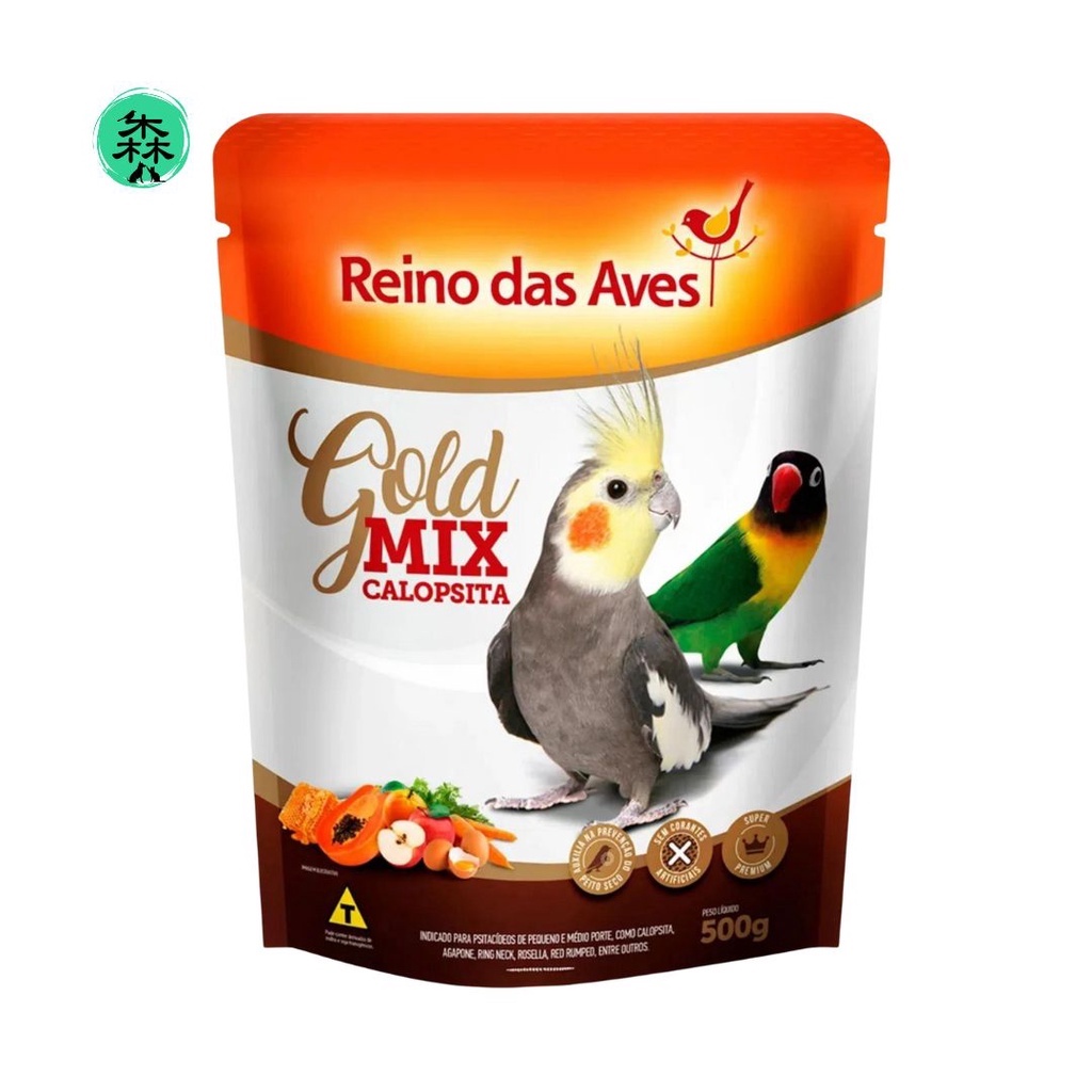 Calopsita Gold Mix 4 kg - Reino das Aves em Oferta na Shopee