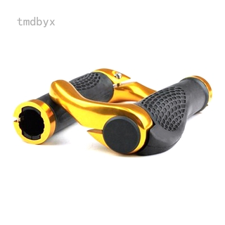 Tmdbyx Manopla De Bicicleta Ergonômica De Absorção De Choque De Montanha Com Chifres Antiderrapantes De Alumínio