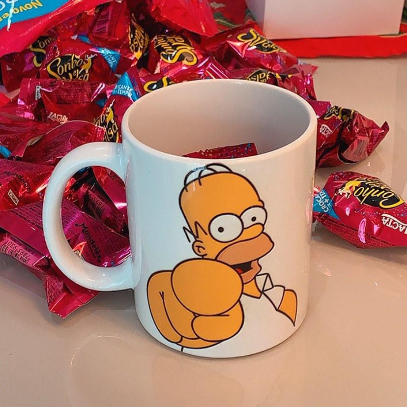 Caneca Cerâmica Homer Simpson