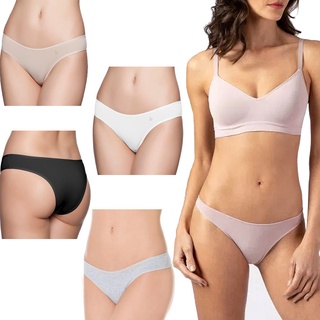 Calcinha Tanga Liz 50333 Tecido Algodão Eco-Cotton Com Cava Estilo Asa Delta MW