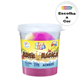 Areia Mágica Art Kids 550g- Escolha a cor  - Acrilex