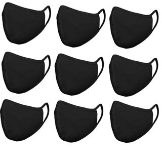 Kit 10 Mascara De Tecido Duplo Algodão Lavável Reutilizável em Oferta na Shopee
