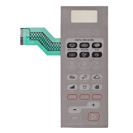 MEMBRANA TECLADO PARA MICROONDAS BRASTEMP BMA 30 AF INOX
