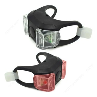 Sinalizadores Lanterna Farol Silicone Pisca Led Vermelho e Branco Bicicleta Bike em Oferta na Shopee