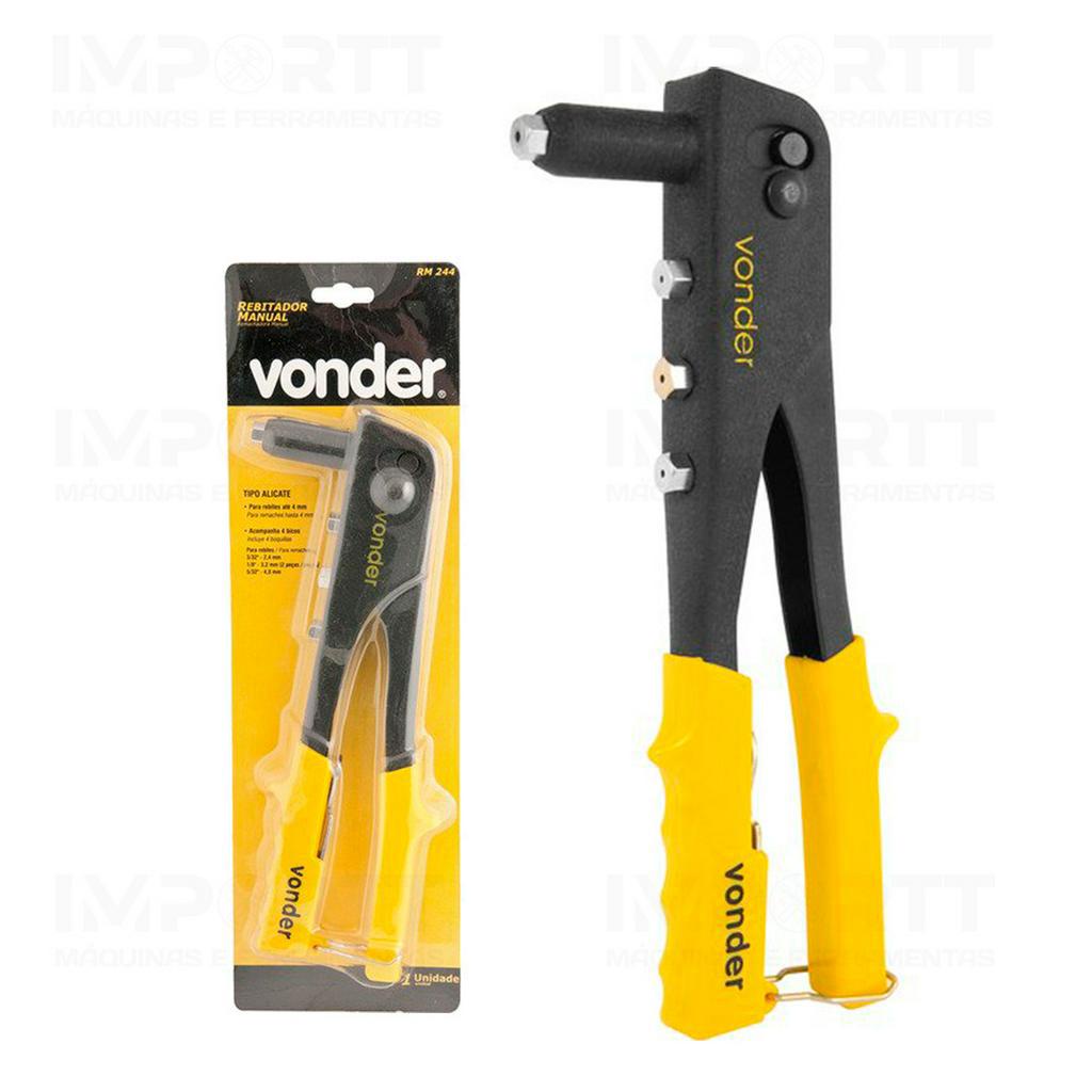 Rebitadeira Vonder Alicate Rebitador Profissional Profissional 4 Bicos Rm244 - Home & Living