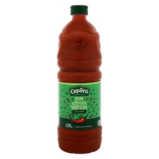 Molho De Pimenta Vermelha 1 Litro - Cepêra