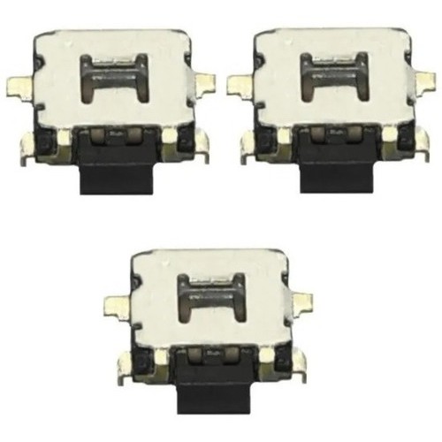 Botão Power Volume Moto G4 Xt1626 Xt1620: 03 Peças no total (Botão interno para soldar na placa)