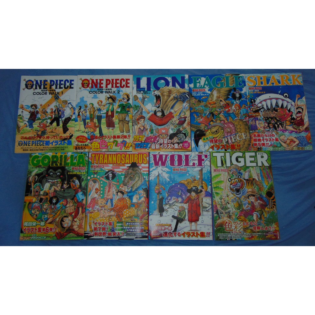 One Piece Color Walk 1 Ao 9 Artbook A Pronta Entrega Shopee Brasil