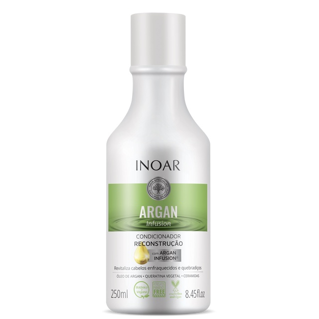 Inoar Argan Infusion Reconstrução - Condicionador 250ml em Oferta na Shopee