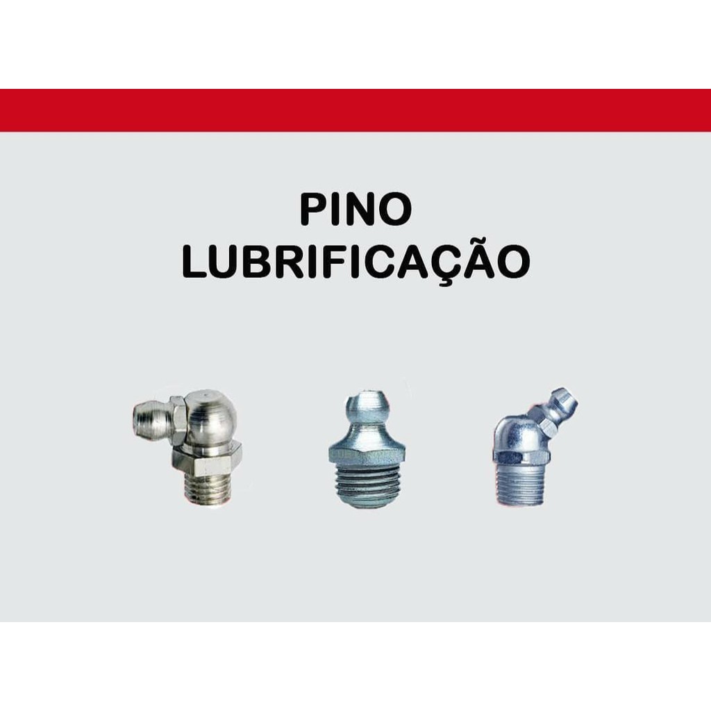 Kit Bico Graxeiro M10 X 1 - Reto, 45º E 90º - 15pç