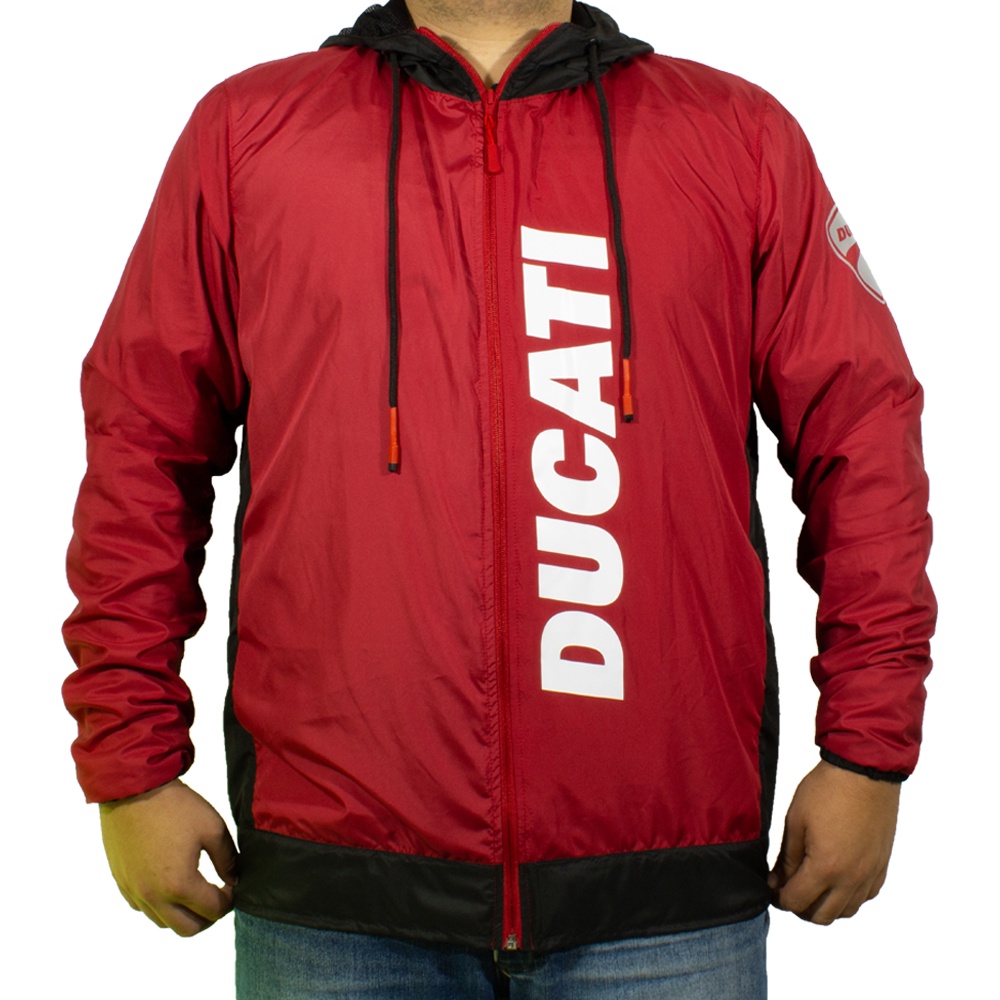 Jaqueta corta vento moto Ducati