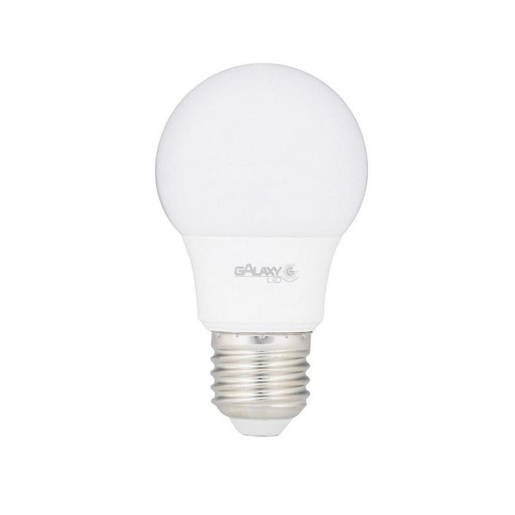 Lampada LED Bulbo 7W Bivolt 6500k Soquete E-27 Branco-Frio - Galaxy Led