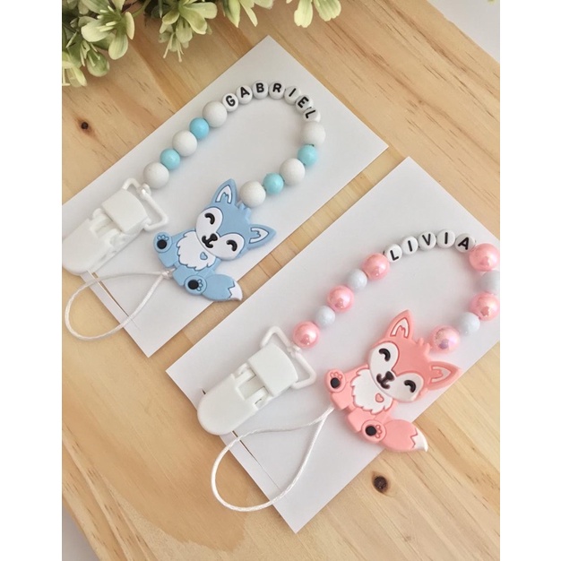 Prendedor de chupeta personalizado