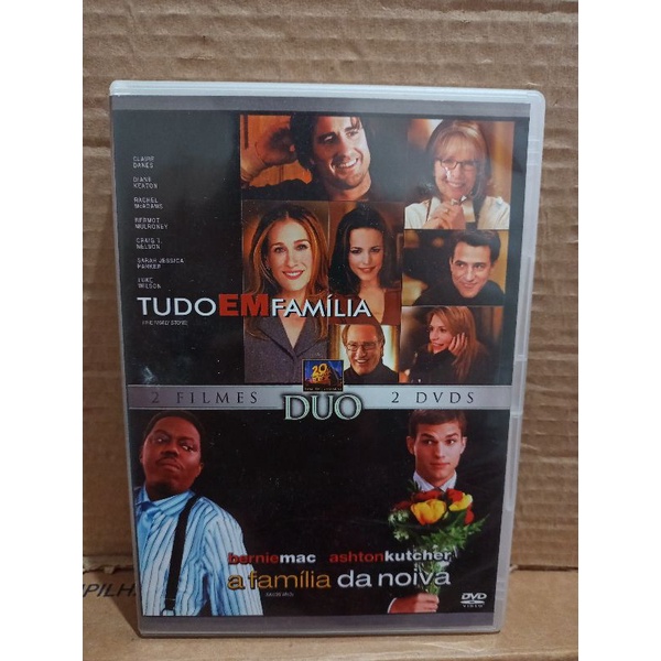 DVD TUDO EM FAMÍLIA/A FAMÍLIA DA NOIVA (DUPLO)
