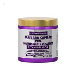 Máscara Desamareladora Gota Dourada 500g em Oferta na Shopee