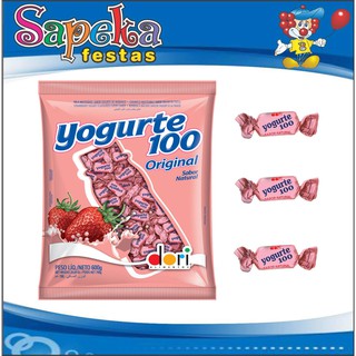 Bala Mastigável Yogurt 100 - 600g Dori