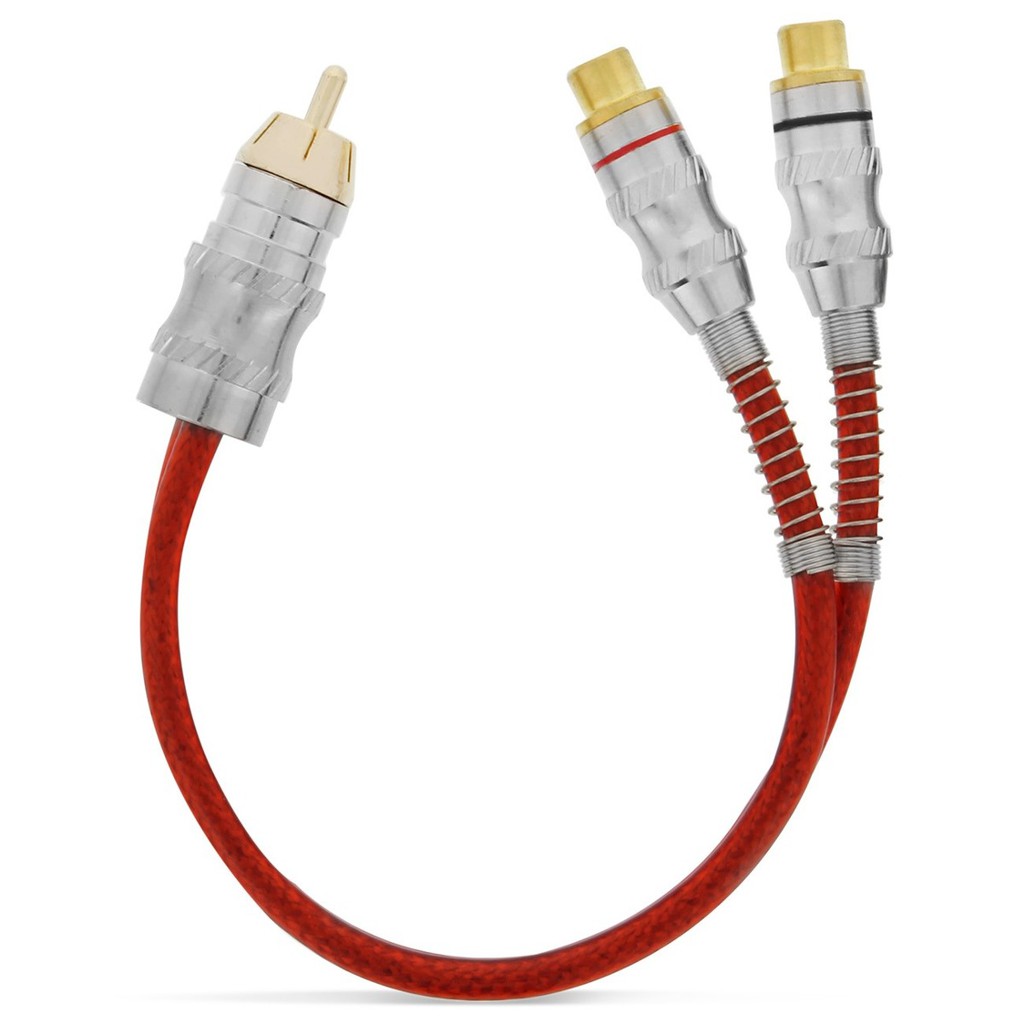 Cabo Rca Y 2 Femea 1 Macho Blindado Profissional Kx3