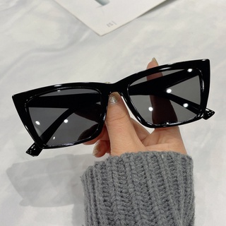 Óculos De Sol Olho Gato Quadrado Preto Clássico Retrô