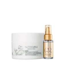 Kit Nutricurls Máscara 150ml e Oil Reflections 30ml - Wella