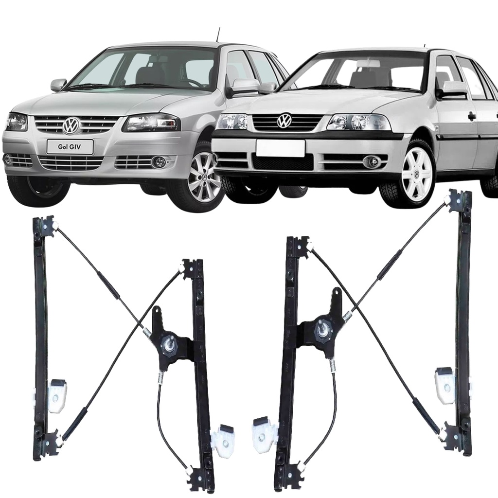 Máquina Vidro Gol G3 G2 G4 4 Portas Manual Lado Esquerdo em Oferta na Shopee