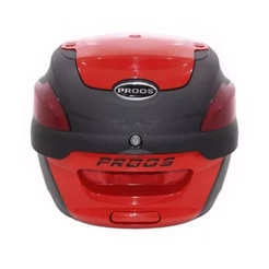 Bau Bauleto Moto De 41 Litros Proos Preto Vermelho