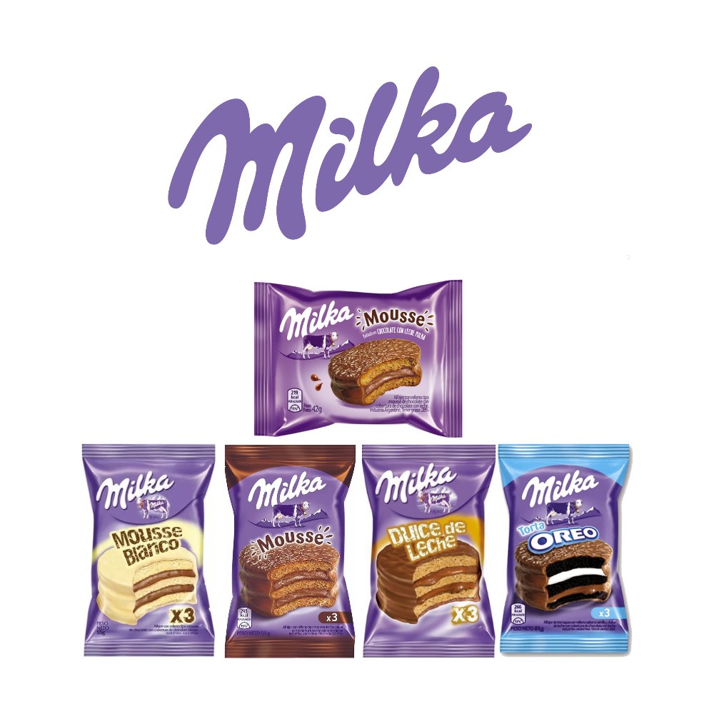 Alfajor Milka Oreo Doce de Leite Mousse Branco Chocolate