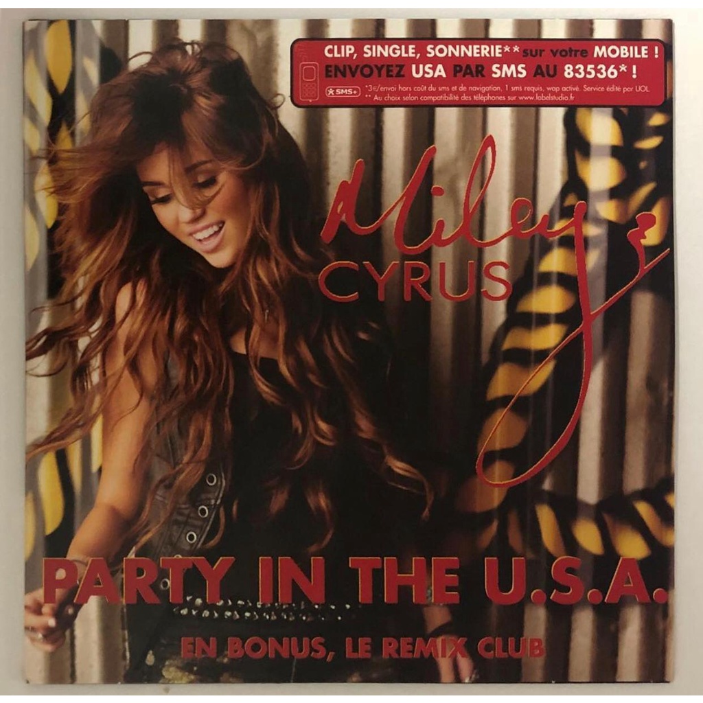 Miley Cyrus Party In The USA Single Shopee Brasil