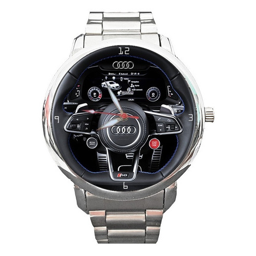 Relógio Personalizado Painel Volante Audi R8 Rs