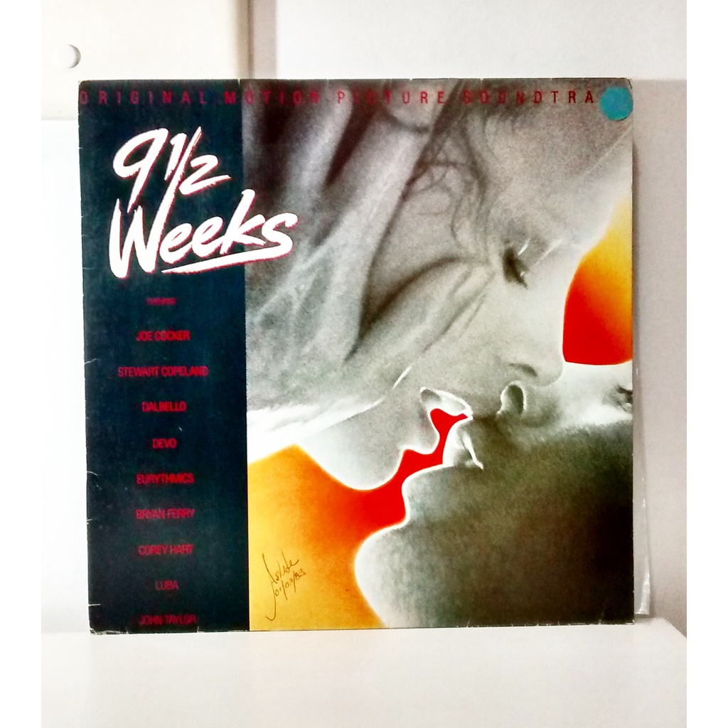 3 LPs trilhas - 9 e Meia Semanas de Amor com Joe Cocker, Devo, Bryan Ferry, Eurythmics,  - Atração Fatal (Maurice Jarre)  - Dying Young