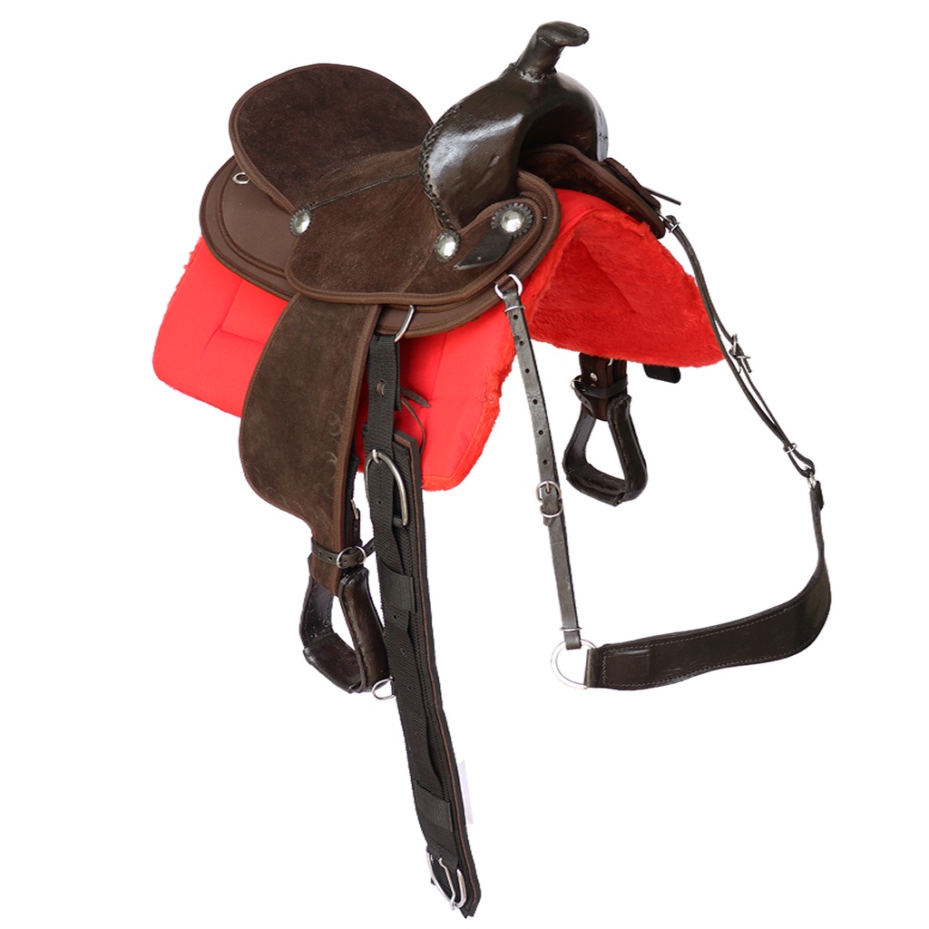 Sela de pito para prova de tambor confeccionada em neoprene + manta