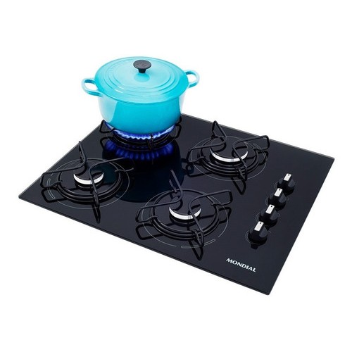 Fogão Cooktop A Gás Mondial Ctg01 4 Queimadores Bivolt