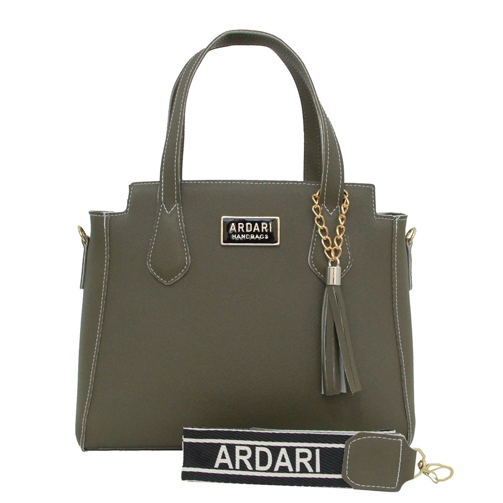 Bolsa feminina verde militar alça de mão e de lado mega promoção Ardari em Oferta na Shopee