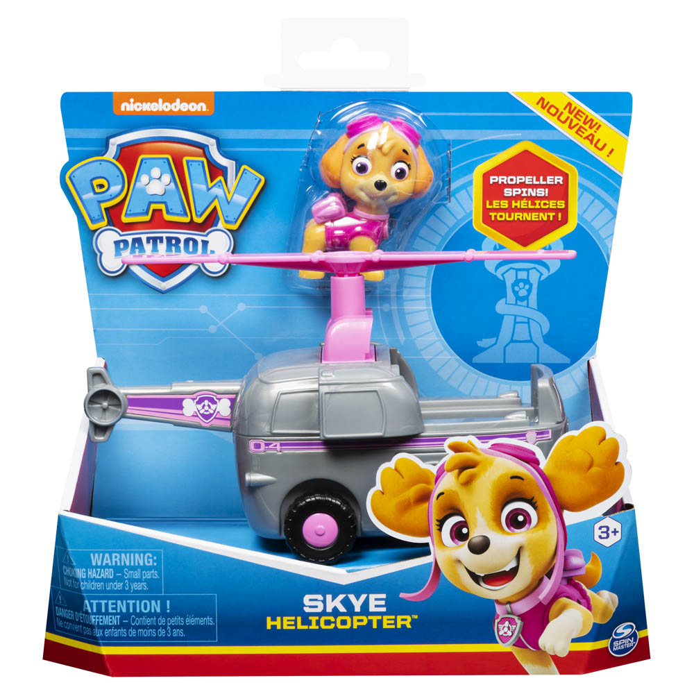 Patrulha Canina - Veículos com Figura - Skye