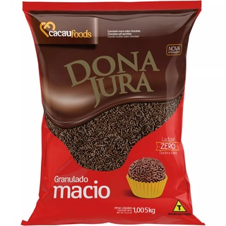 Granulado Chocolate Macio S/Lactose Dona Jura 1,005 Kg