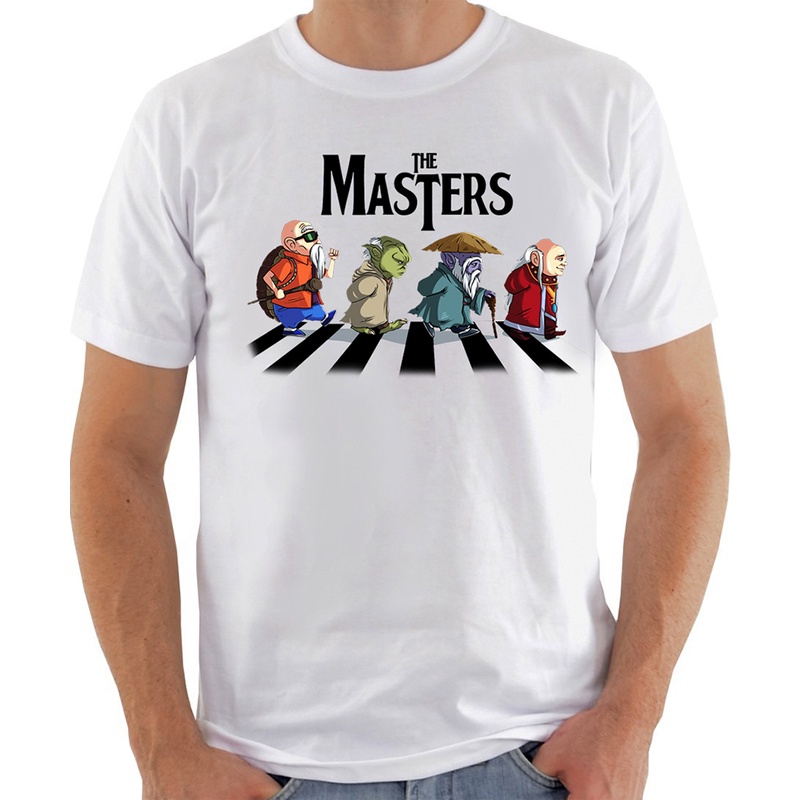 Camiseta Básica Unissex Personalizada Estampadas Adulto Infantil Masculina Feminina Baby look - The Masters