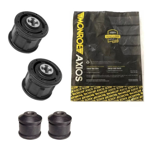 4 Buchas Eixo Traseiro Ford Ka Fiesta Bucha Amortecedor em Oferta na Shopee