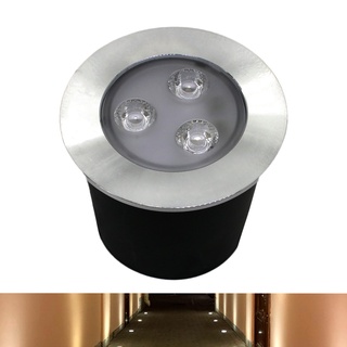 Balizador Spot Led Embutir Chão Piso Jardim 3w Ip65 Quente