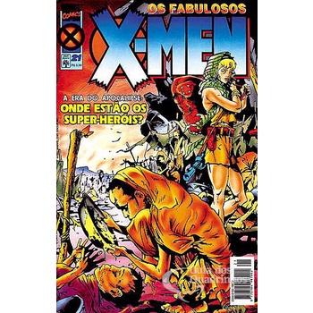 Os Fabulosos X-Men n° 21 A Era do Apocalipse (capa c/ avaria