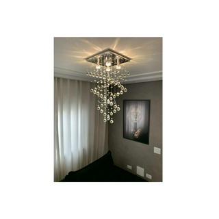 Luminária de Cristal K9 Para Sala de Jantar Estar Quarto Escritório envio Rápido