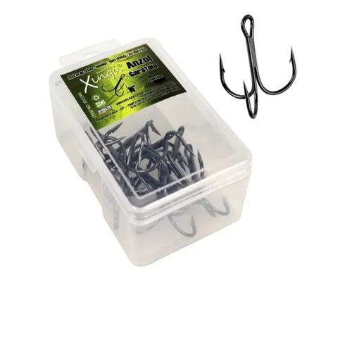 Kit C/10 Anzol Garateia Lambada Xingu N° 2/0 (3,8cm X 2,6cm) em Oferta na Shopee