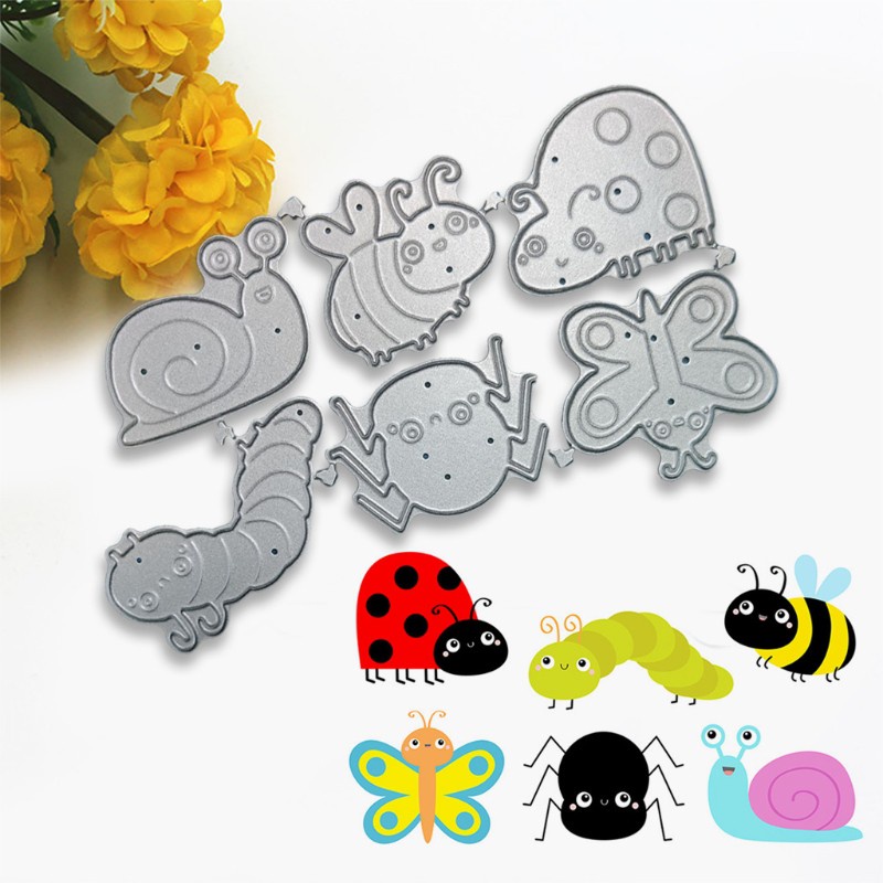 Sss Inseto Desenhos Animados Aço Carbono Corte Morre Scrapbooking Álbum Fotos Relevo Cartões Fazer
