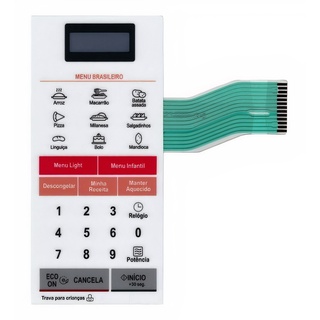 Membrana Teclado P/ Forno Microondas LG Ms3044l Ms 3044 L