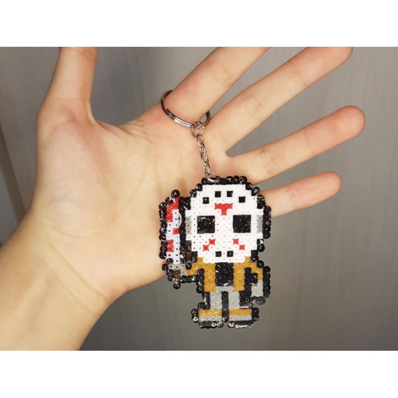 Chaveiro Jason Perler Beads | Shopee Brasil