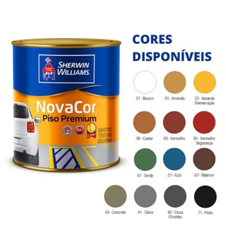 Tinta Piso Novacor Piso Premium Cores 900ml em Oferta na Shopee