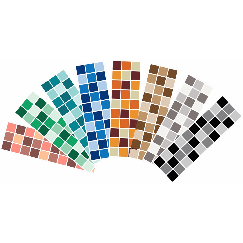 Kit 6 peças Papel de Parede Faixa de Cozinha e Banheiro Pastilha Vinil Adesivo Lavável em Oferta na Shopee