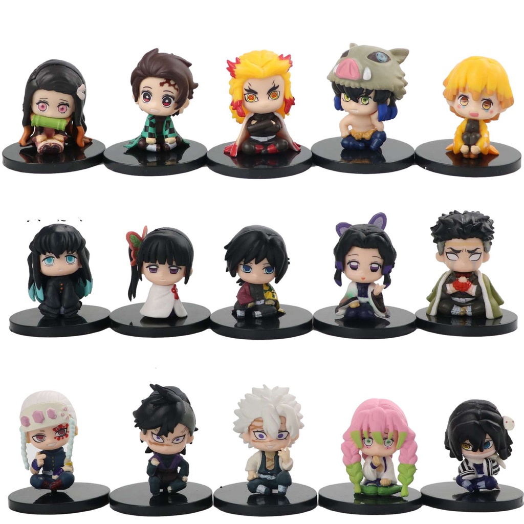 Kit com 04 Action Figure Kimetsu No Yaiba Demon Slayer Tanjiro Nezuko  Inosuke Zenitsu Oni Boneco Desmontável E Articulado Colecionáveis -  Escorrega o Preço