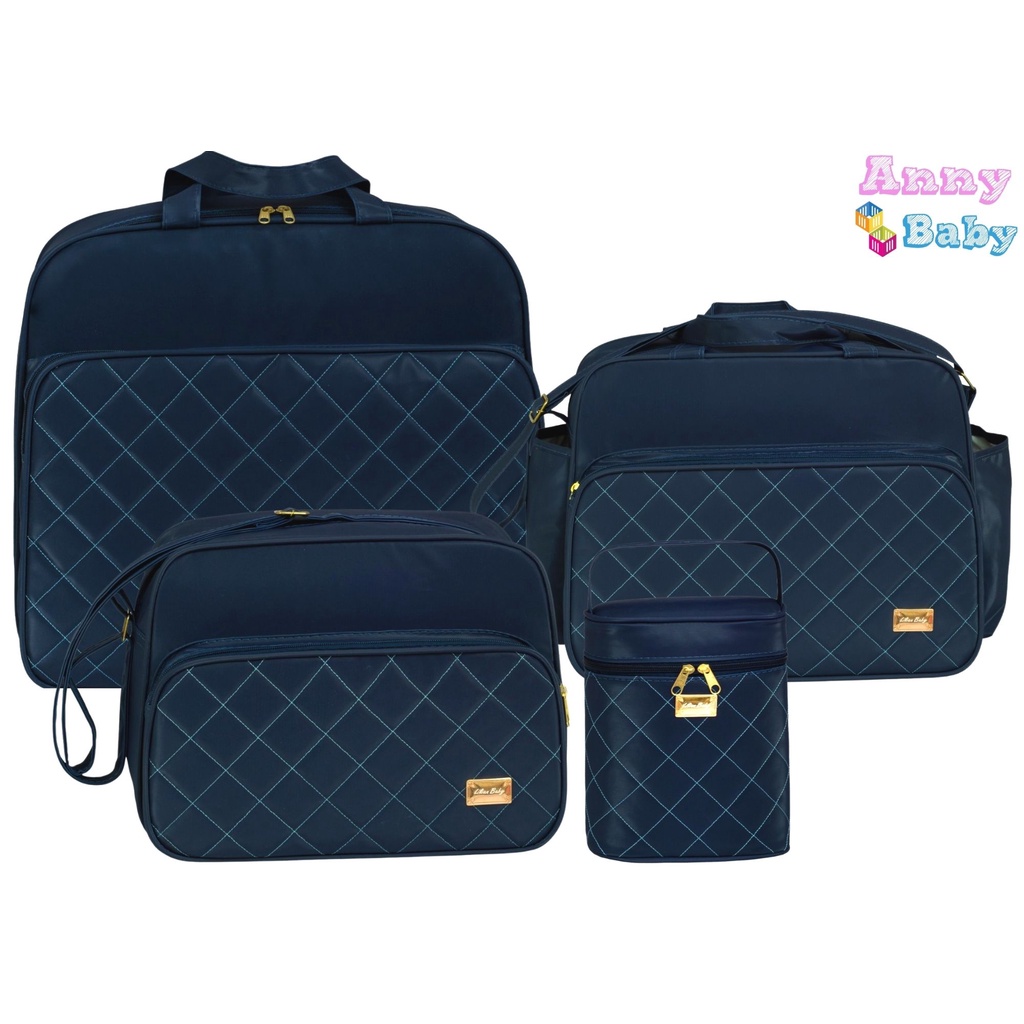 Bolsas Maternidade Mala, Bolsa G, Bolsa P e Porta Mamadeira Luxo