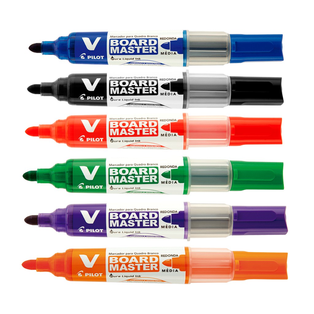 Pincel Marcador para Quadro Branco V-Board Master Pilot