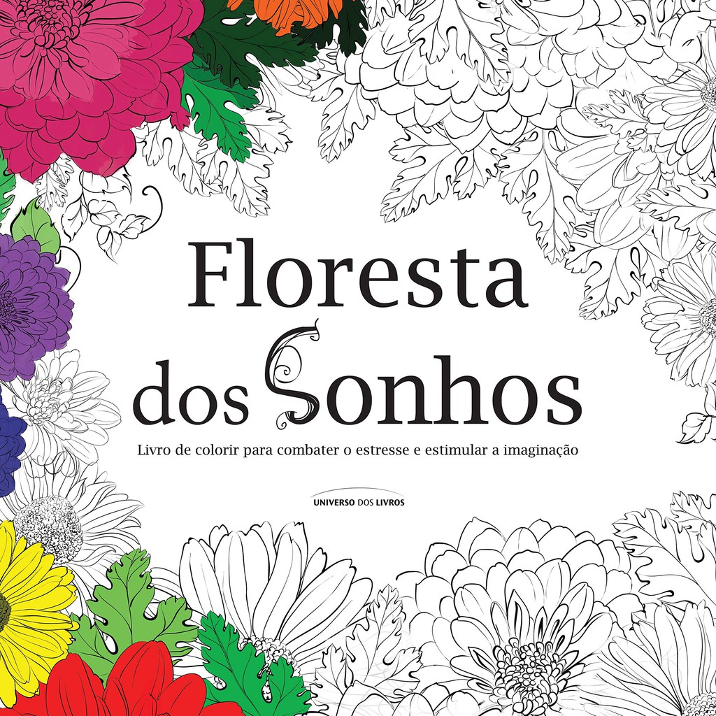 Livro de colorir Floresta dos sonhos | Shopee Brasil